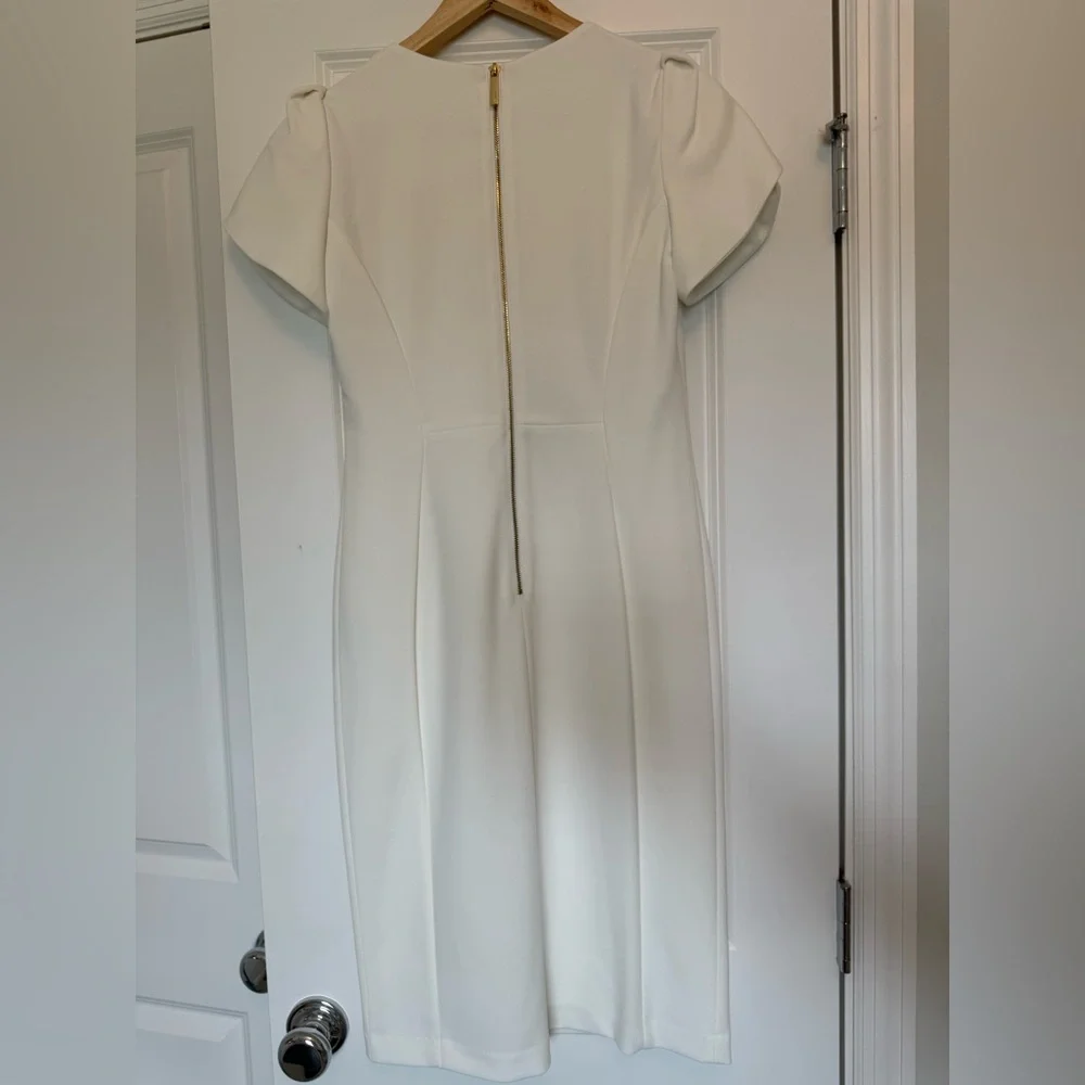 Calvin Klein White Midi Dress - Picture 3 of 3